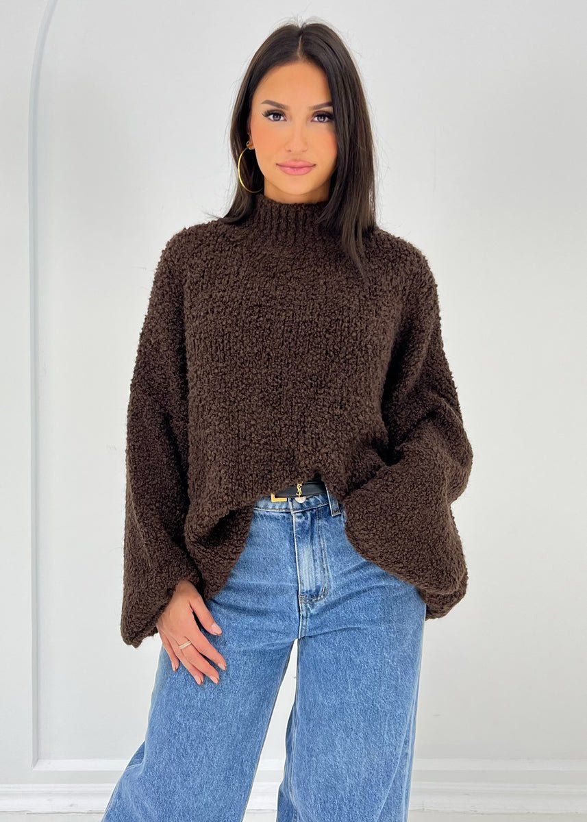 Pullover aus kuscheligem Bouclé - NAHA