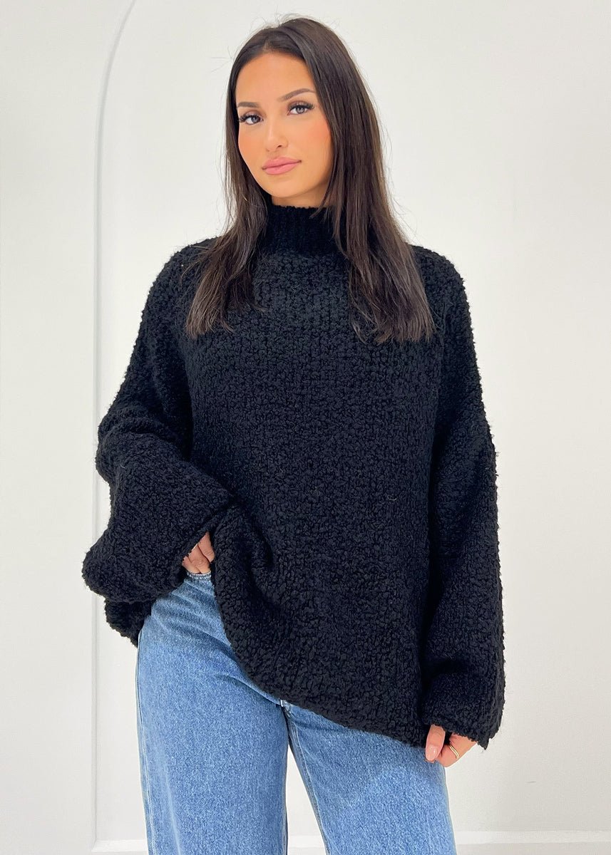 Pullover aus kuscheligem Bouclé - NAHA