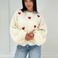 Pullover mit Herz-Muster - NAHA