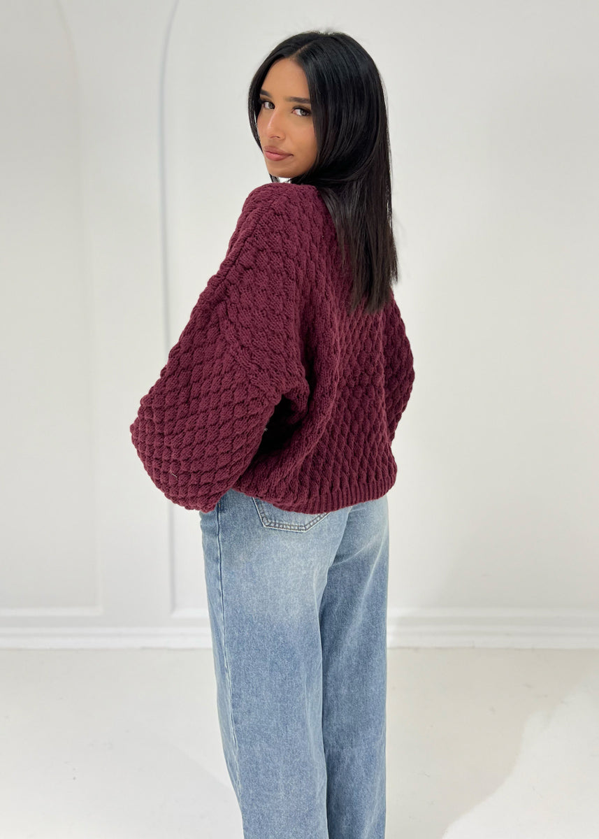 Pullover mit Herz-Muster