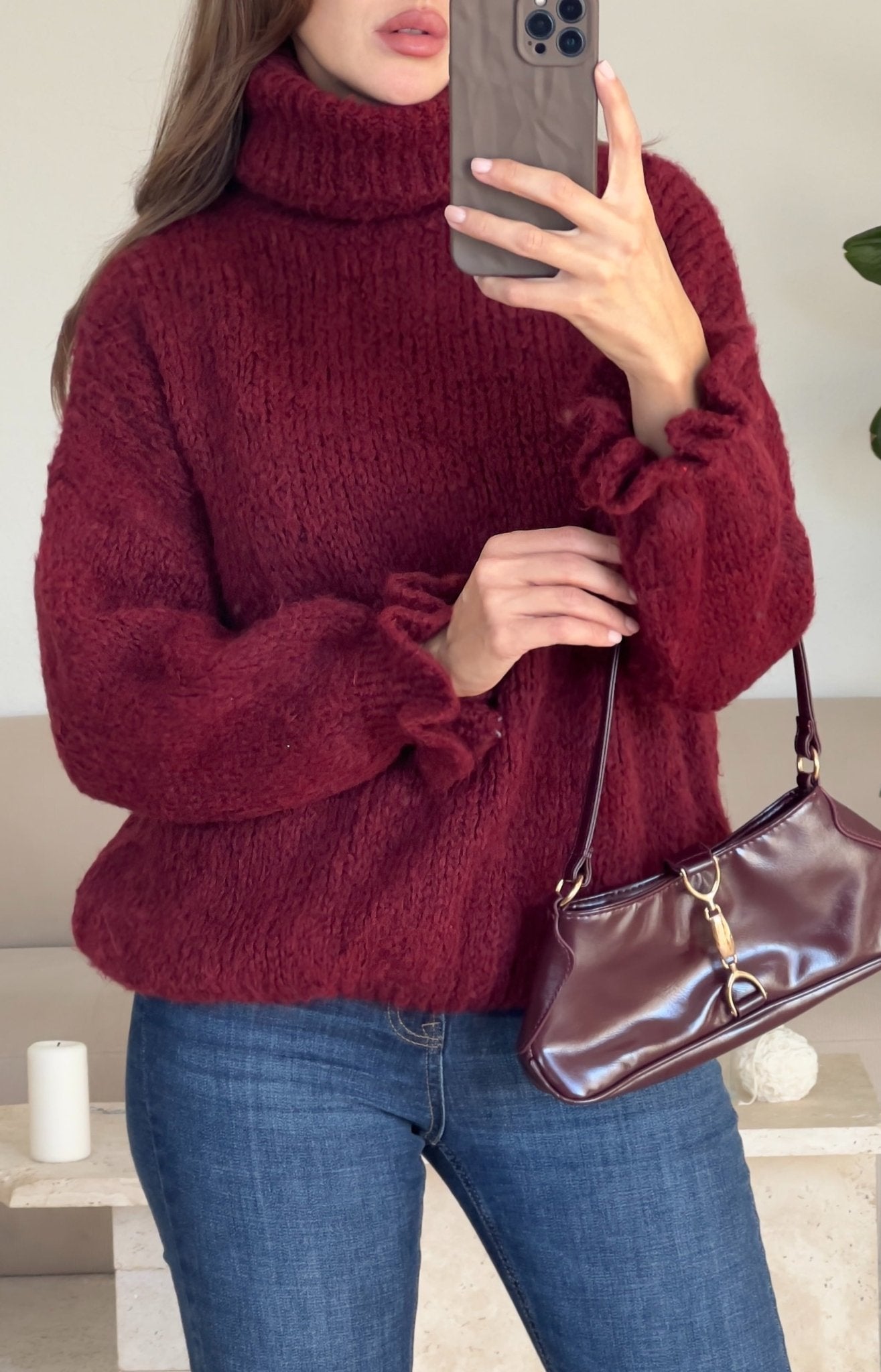 Rollkragen Pullover - NAHA