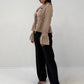 Satinbluse mit Spitze - NAHA