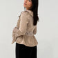 Satinbluse mit Spitze - NAHA
