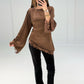 Satinbluse mit Spitze & Bindeband - NAHA
