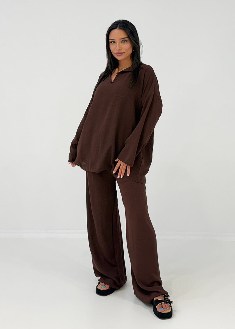 2-teiliges Set mit Kragen