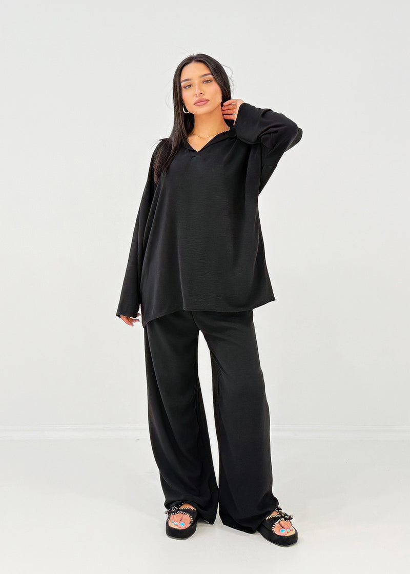 2-teiliges Set mit Kragen