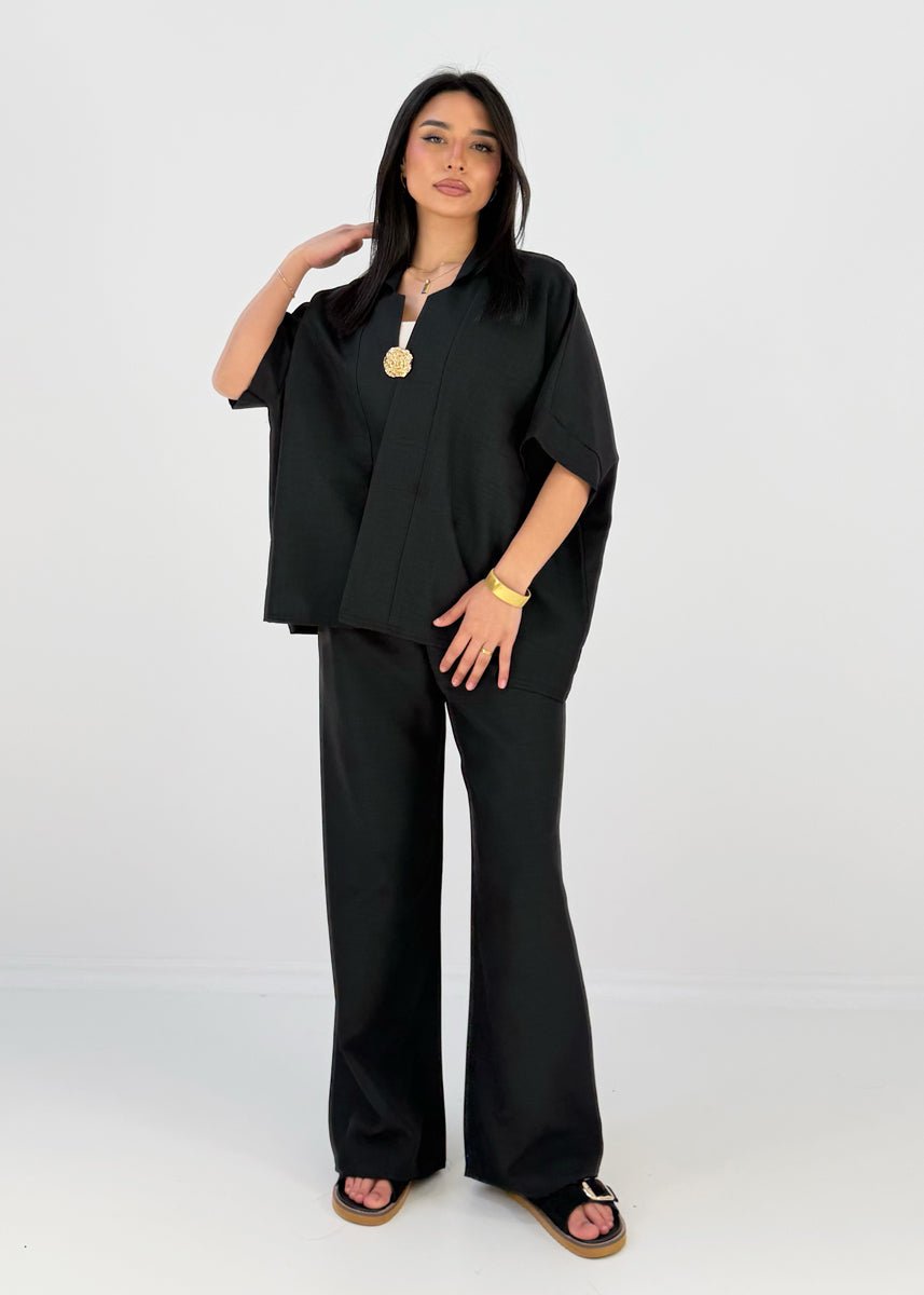 Set mit Oversize-Oberteil und weiter Hose - NAHA