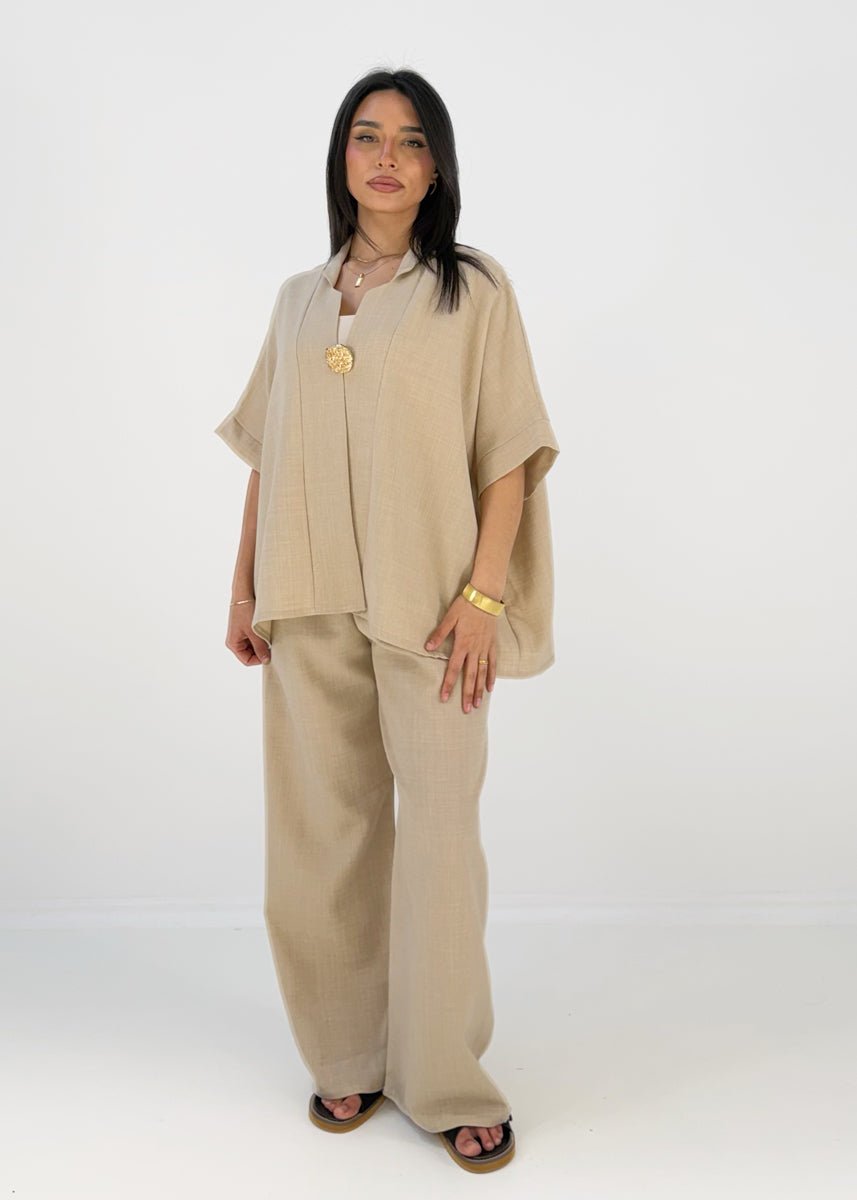 Set mit Oversize-Oberteil und weiter Hose - NAHA