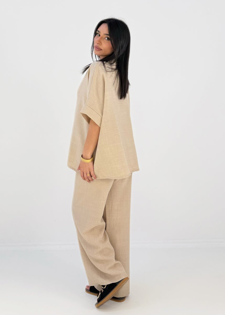 Set mit Oversize-Oberteil und weiter Hose - NAHA