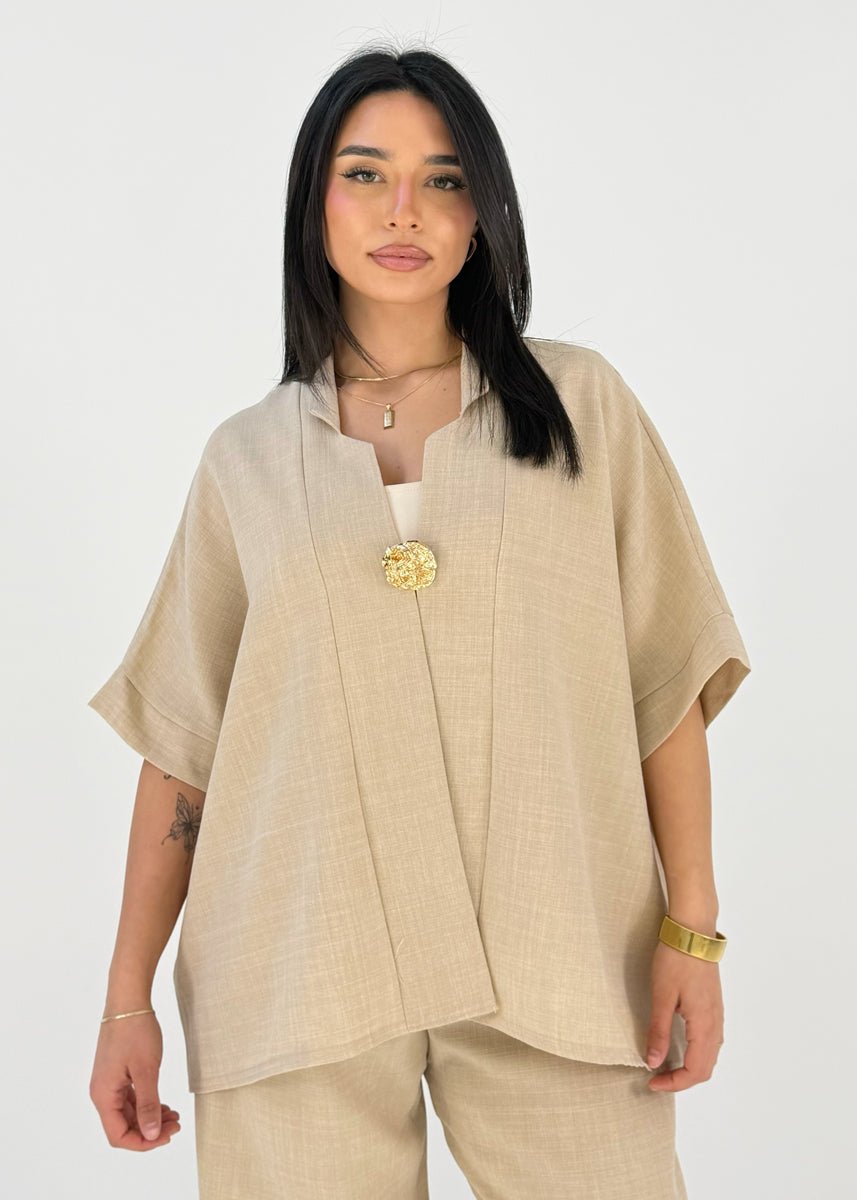 Set mit Oversize-Oberteil und weiter Hose - NAHA