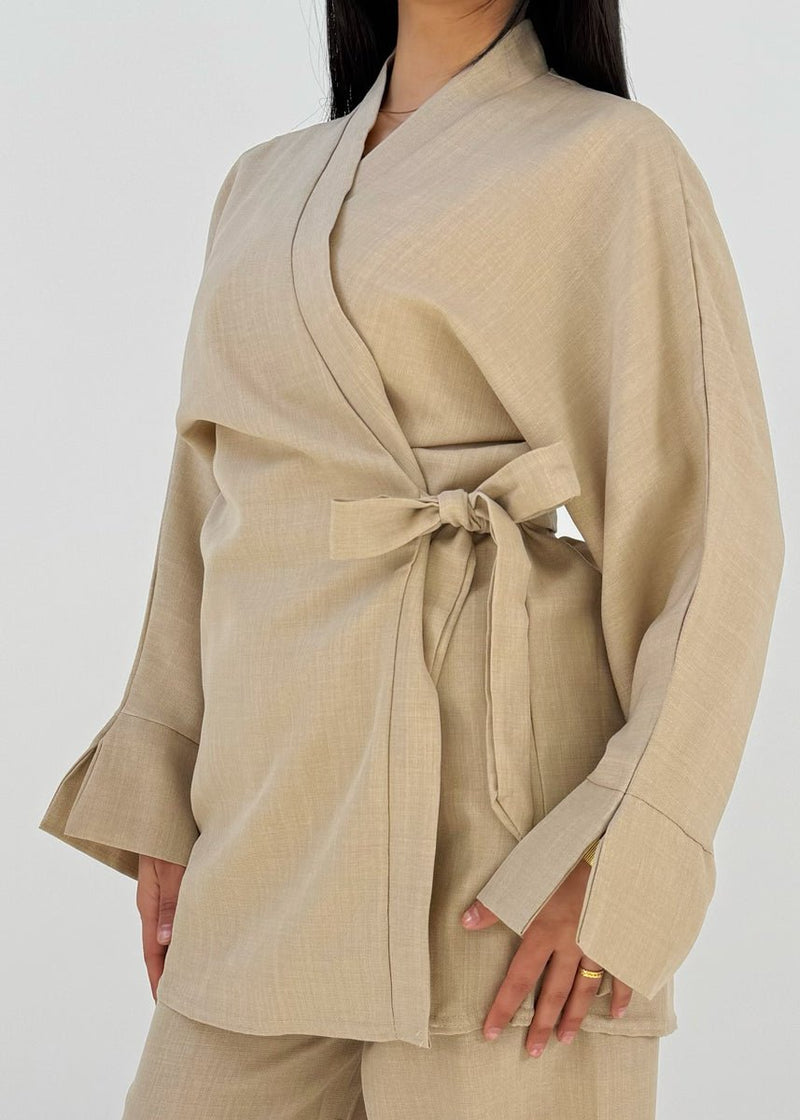 Set mit Wickeloberteil und weiter Hose - NAHA