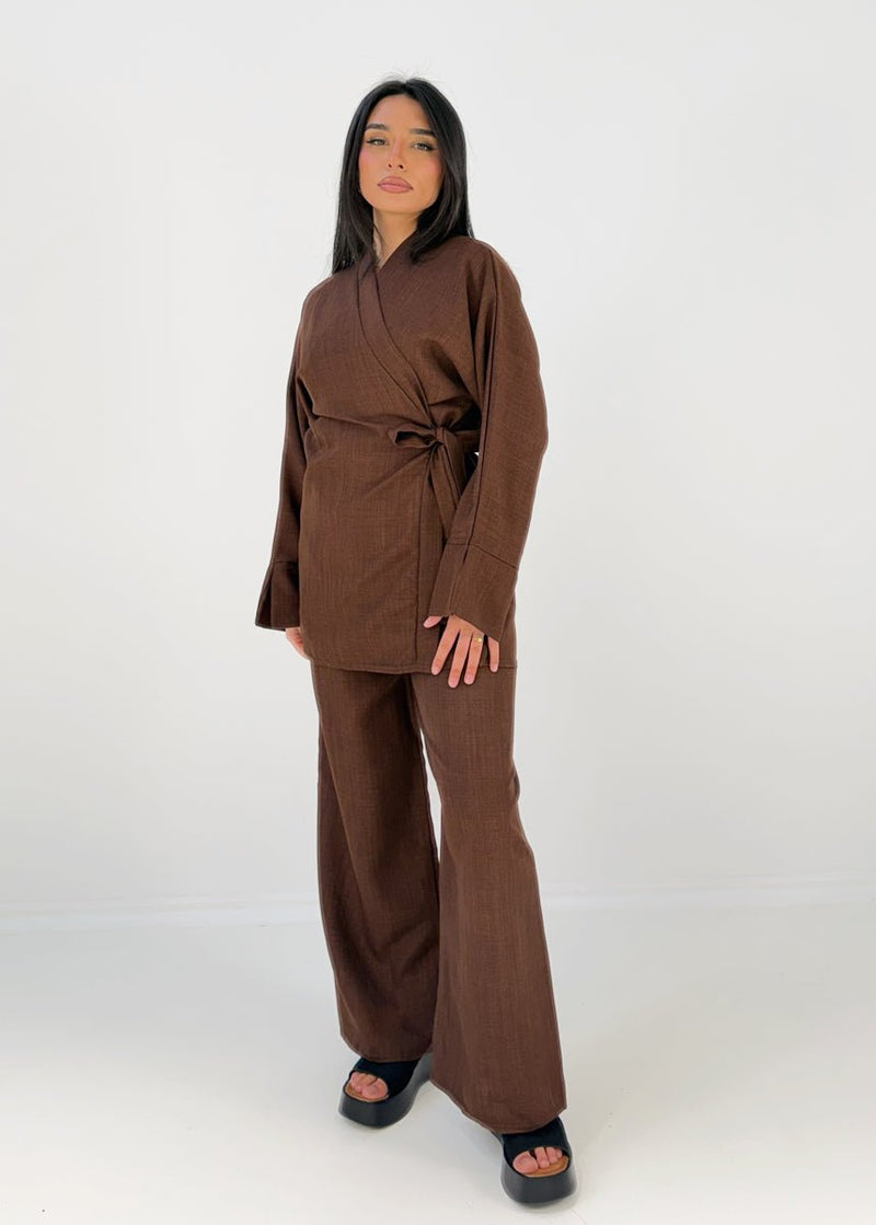 Set mit Wickeloberteil und weiter Hose - NAHA