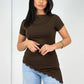 Shirt mit Spitzenabschluss - NAHA