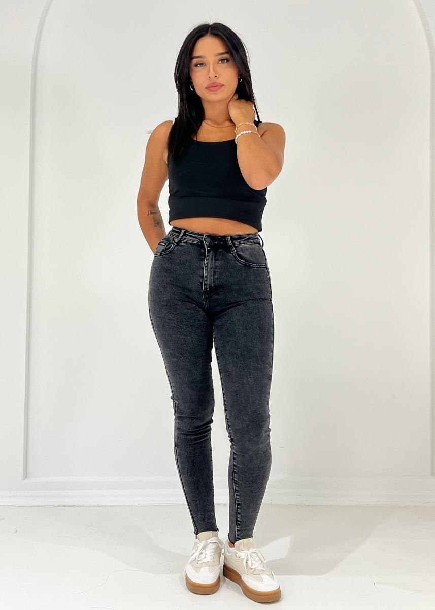 High Waist Skinny Jeans