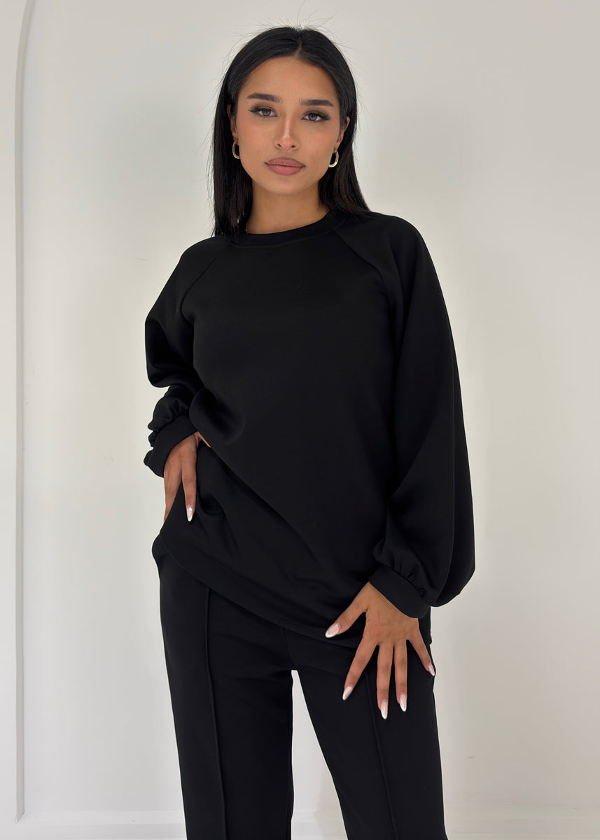 Zweiteiler mit weitem Oberteil & Hose