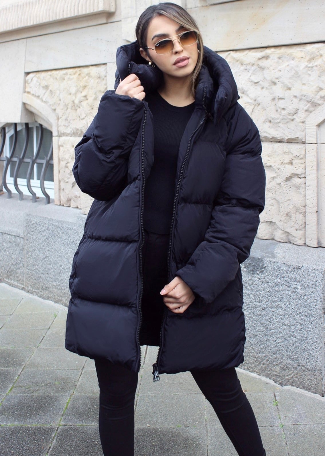 Steppjacke mit Kapuze - NAHA