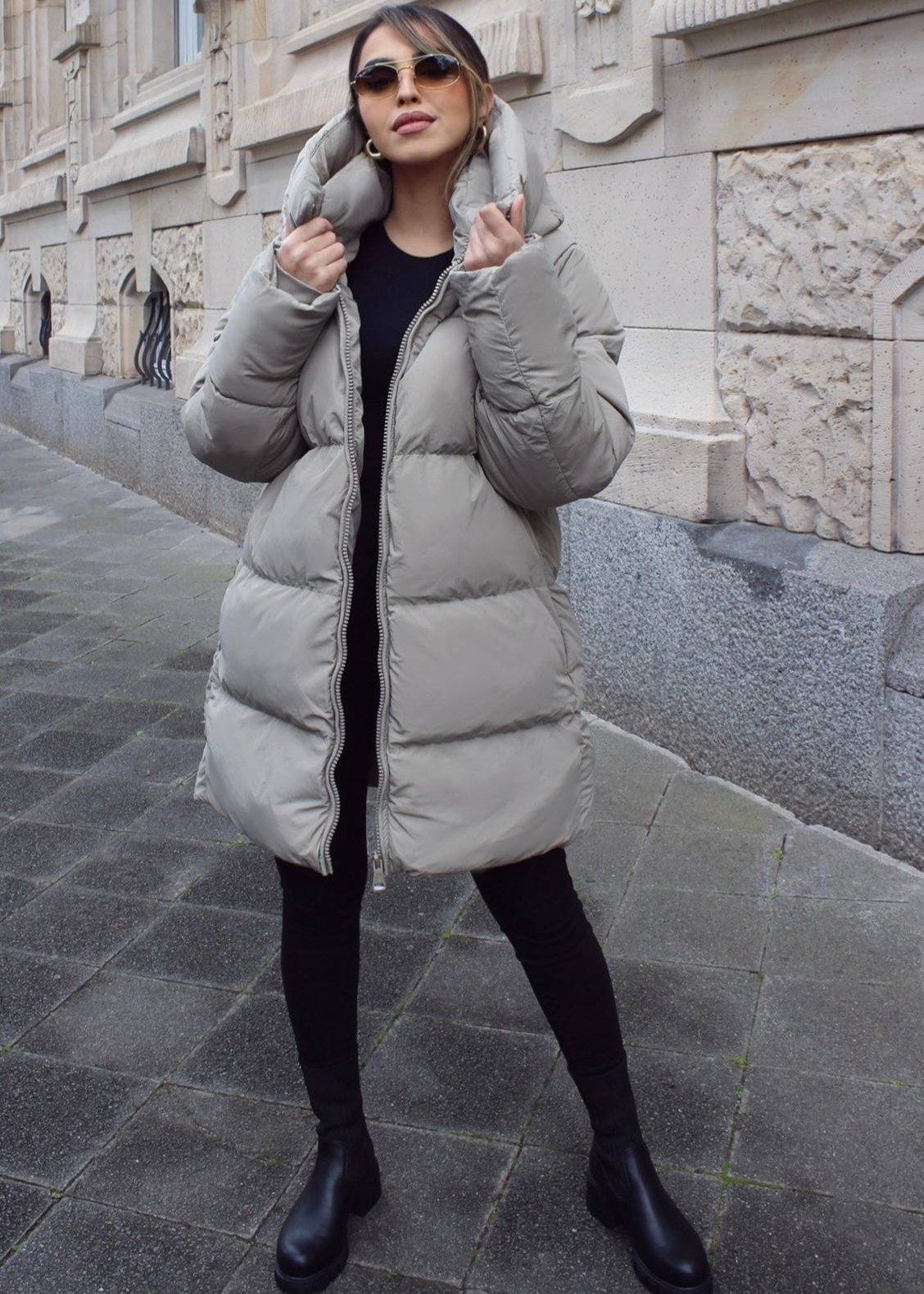 Steppjacke mit Kapuze - NAHA