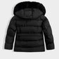 Steppjacke mit Kapuze & Bindegürtel - NAHA