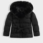 Steppjacke mit Kapuze & Bindegürtel - NAHA