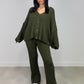 Strick-Set aus Cardigan und Hose - NAHA