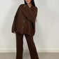 Strick-Set aus Cardigan und Hose - NAHA