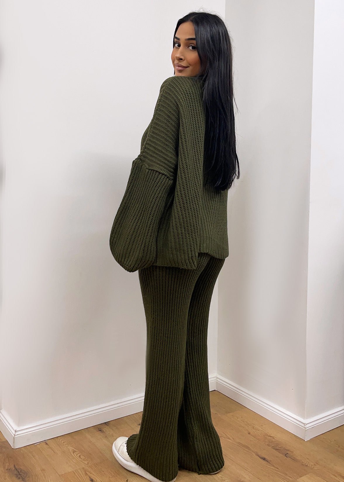 Strick-Set aus Cardigan und Hose - NAHA