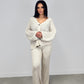 Strick-Set aus Cardigan und Hose - NAHA