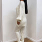 Strick-Set aus Cardigan und Hose - NAHA