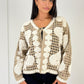 Strickjacke mit Häkelmuster - NAHA