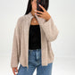 Strickjacke mit Reißverschluss