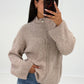 Strickjacke mit Reißverschluss