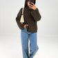 Strickjacke mit Reißverschluss