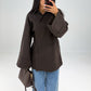 Wickeljacke mit Bindeband