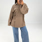 Wickeljacke mit Bindeband