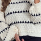 Strickpullover mit Strukturmuster - NAHA