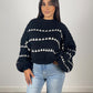 Strickpullover mit Strukturmuster - NAHA