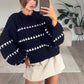 Strickpullover mit Strukturmuster - NAHA