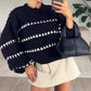 Strickpullover mit Strukturmuster - NAHA