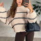 Strickpullover mit Strukturmuster - NAHA
