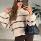 Strickpullover mit Strukturmuster - NAHA