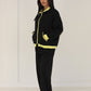 Sweat-Set Damen mit Zipjacke und weiter Hose - NAHA