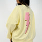 Sweatshirt mit Blitz-Applikation - NAHA
