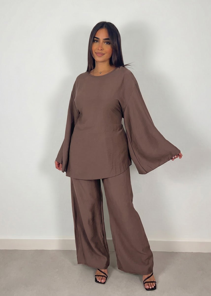 Symmetrischer Zweiteiler Taupe - NAHA