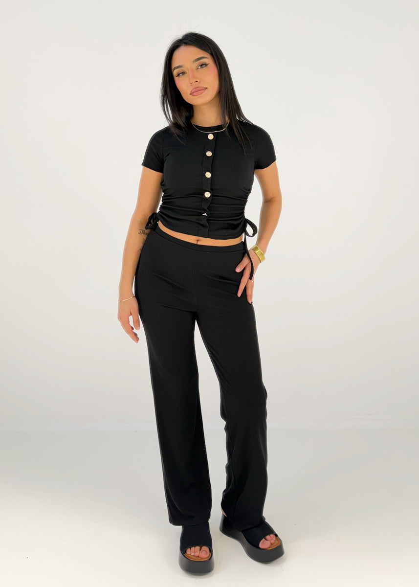 2-teiliges Set mit Raffung