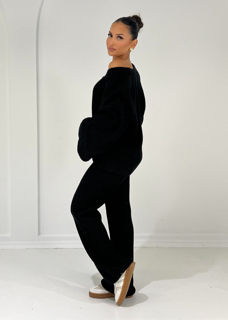 Oversize Strickset mit weiten Ärmeln