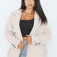 Oversized Trenchcoat Beige mit Gürtel