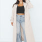 Oversized Trenchcoat Beige mit Gürtel