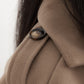 Oversized Trenchcoat Taupe mit Gürtel