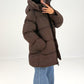 Steppjacke mit Kapuze