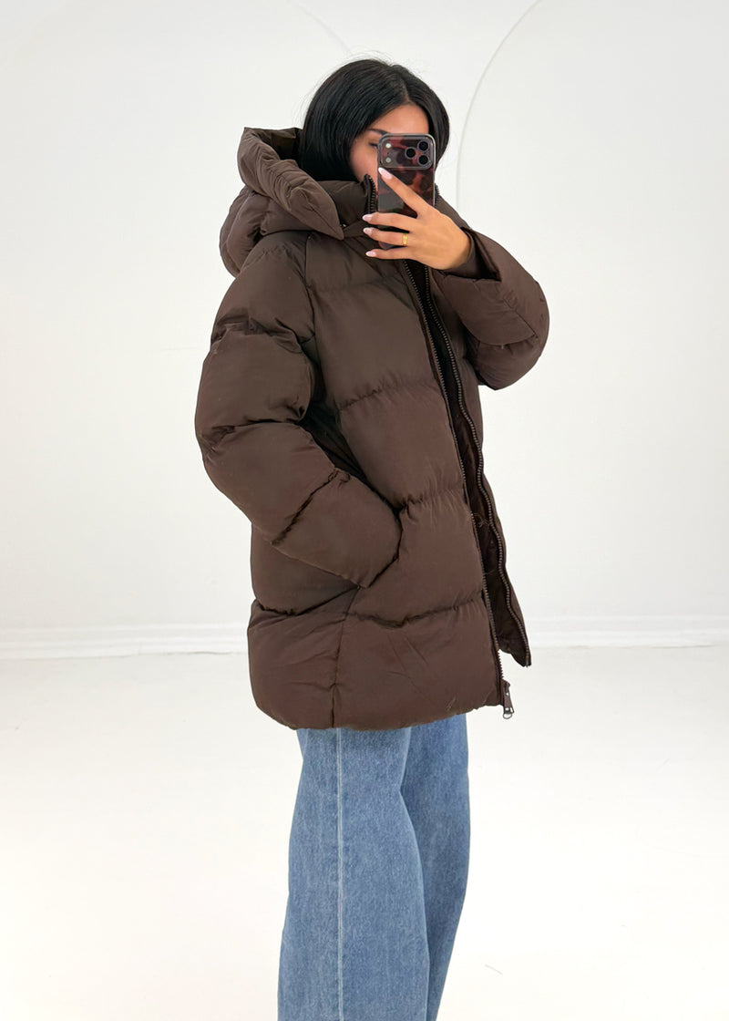 Steppjacke mit Kapuze